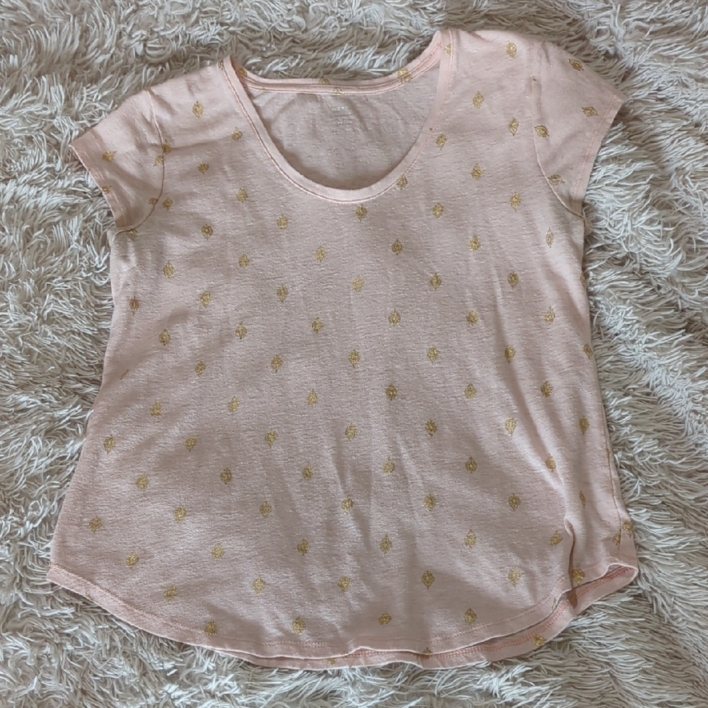 Pink and Gold Women's Top
